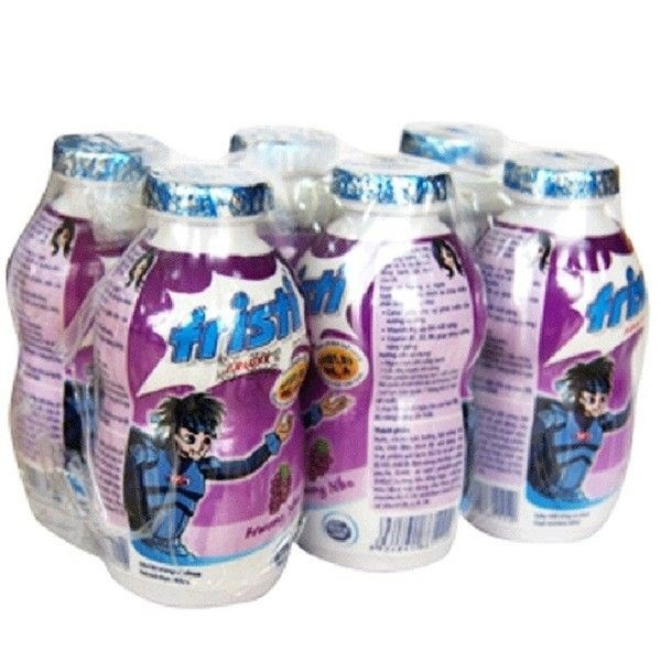 Sữa tiệt trùng Fristi nho chai (6x80ml)