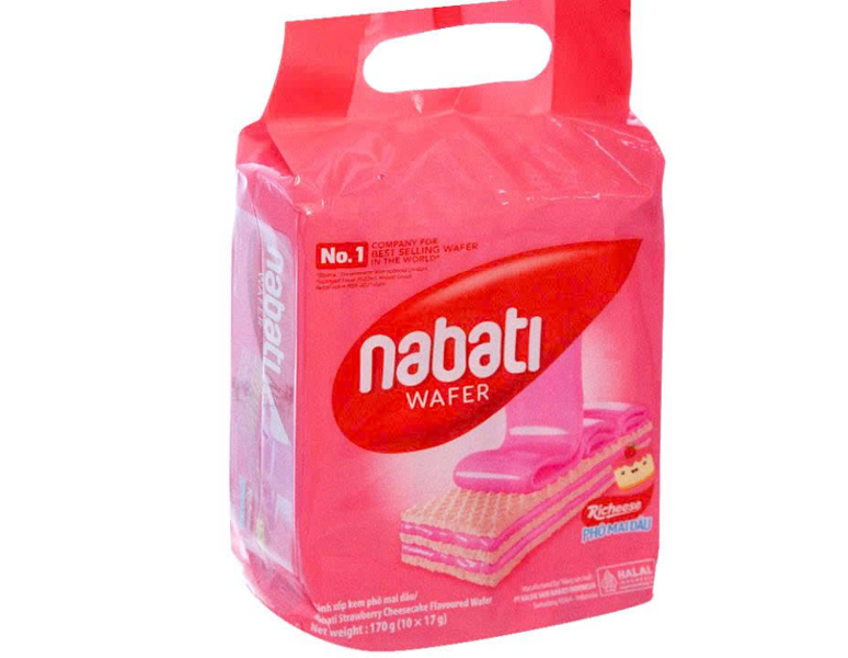 Bánh Xốp Nabati phô mai dâu 17g