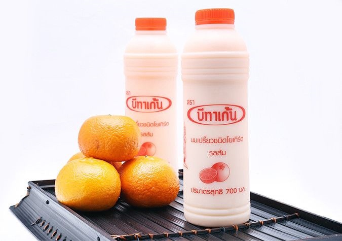 Betagen - Sữa chua uống 700ml vị cam