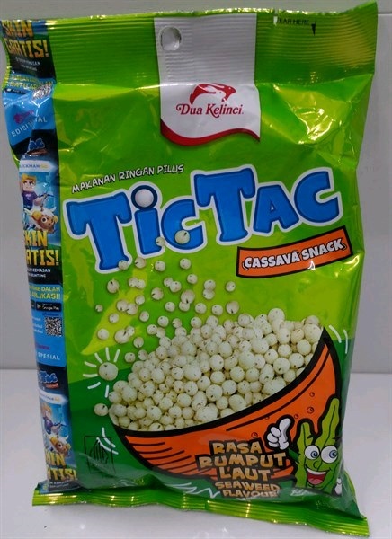 Snack khoai mì vị rong biển hiệu Tictac 80g