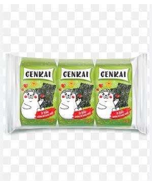 Genkai - Rong biển truyền thống ít dầu (3x4g)