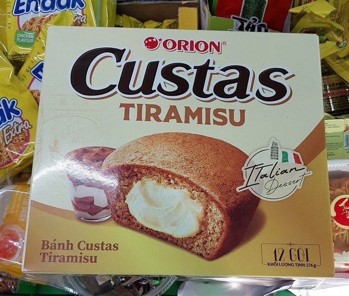 Orion - Bánh Custas 12P Tiramisu