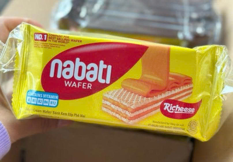 Bánh Xốp Nabati phô mai 17g