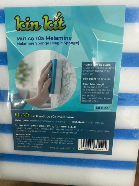 NNB - Kinkit Lô 6 mút cọ rửa melamine