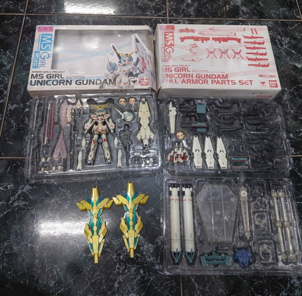Mua bán (2ND CÓ TT) AGP MS GIRL UNICORN GUNDAM & FA PARTS SET