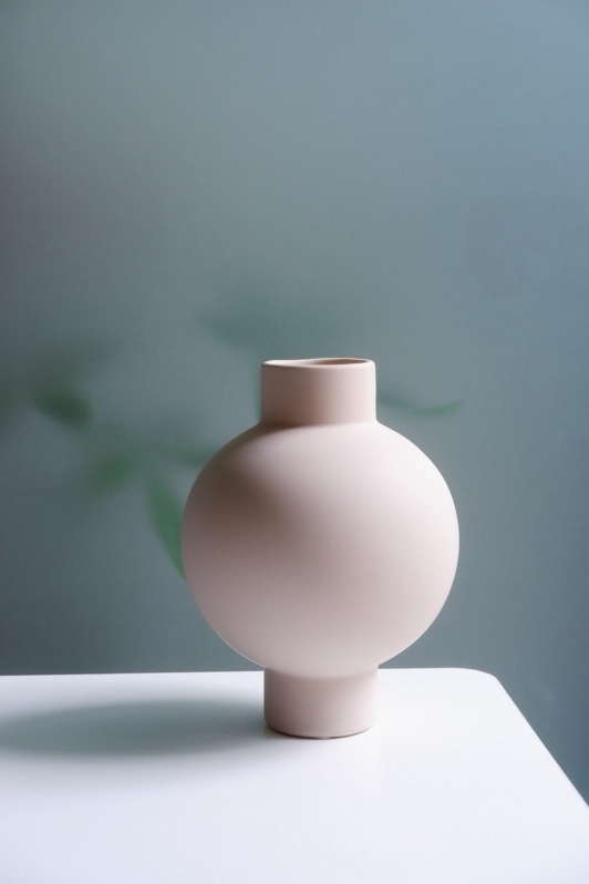 Bình hoa - Morandi - Cream - 21 x 16.5cm