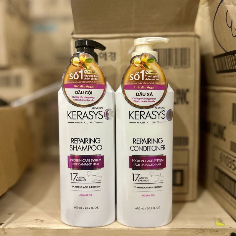 DẦU XẢ CAO CẤP KERASYS REPAIRING HÀN QUỐC 600ML