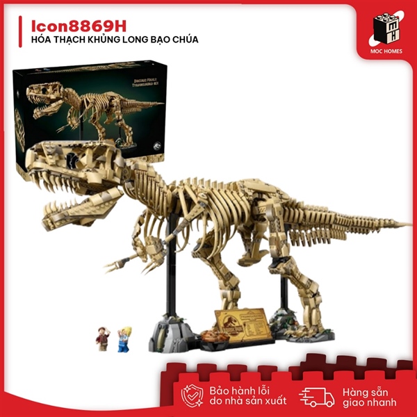 Đồ chơi lắp ráp mô hình xương khủng long bạo chúa hóa thạch 8869H | 3145PCS