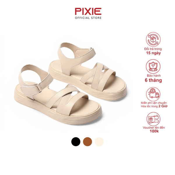 Sandal Bánh Mì 3cm Quai Dán H454