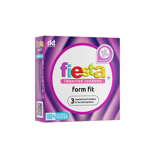 BCS Fiesta Form Fit Ôm khít tím (Hộp 3 cái) - Chân Tâm