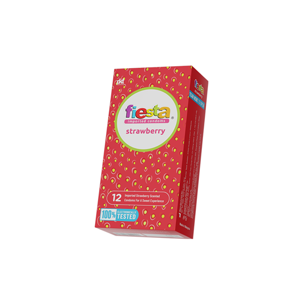 BCS Fiesta Strawberry Dâu đỏ (Hộp 12 cái) - Chân Tâm (Hộp)
