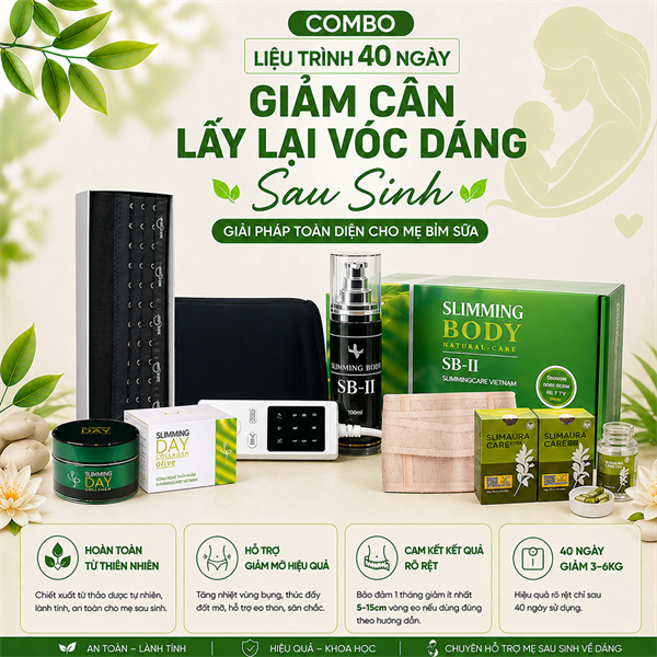 COMBO 1 Liệu Trình Giảm Cân Lấy Lại Vóc Dáng Sau Sinh [Đai Siết Eo AMYSLINE 24CM - Màu ĐEN]