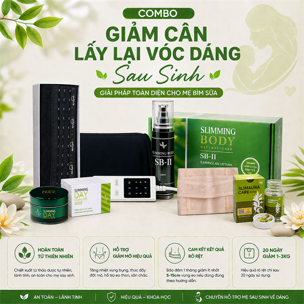 COMBO Giảm Cân Lấy Lại Vóc Dáng Sau Sinh [Đai Siết Eo AMYSLINE 24CM - Màu ĐEN]