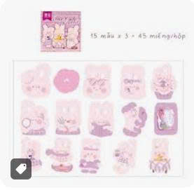 NNB - Bộ Sticker (45pcs)