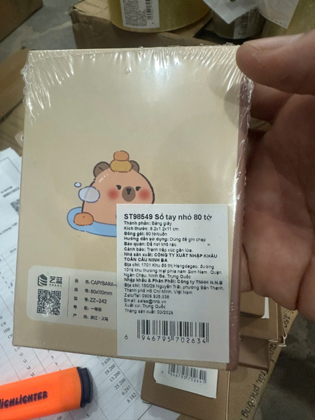 NNB - Sổ tay nhỏ 80 tờ (ST98549)