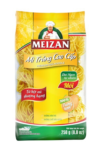 Meizan - Mì trứng cao cấp 250g