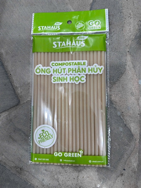 Ống hút nhựa phân hủy sinh học stahaus