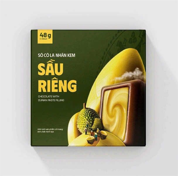 Mark&Mlik - Socola nhân kem sầu riêng 48GR