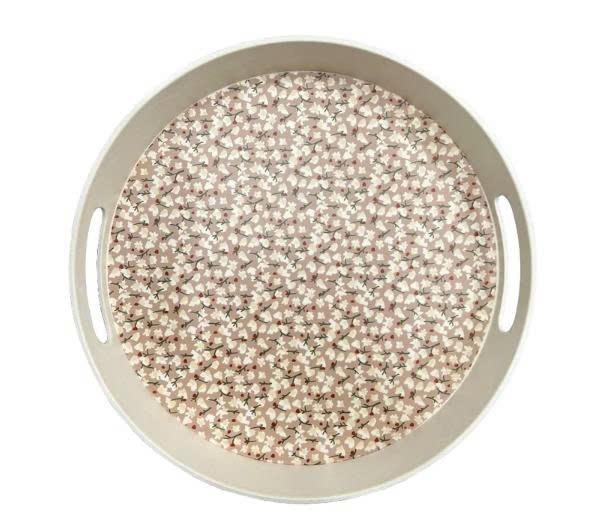 NNB - Khay nhựa sợi tre hình tròn 30cm