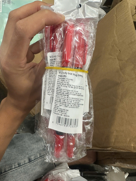 NNB - Bút lông bảng màu đỏ (2pcs)