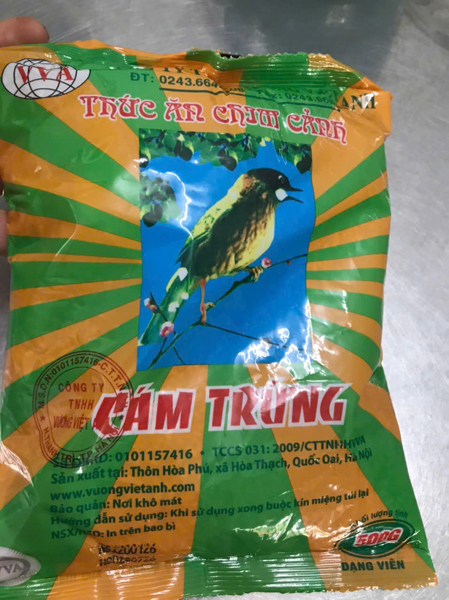Cám trứng xanh số 3 500g