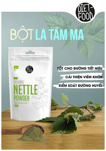 Bột lá tầm ma hữu cơ 200g Diet Food