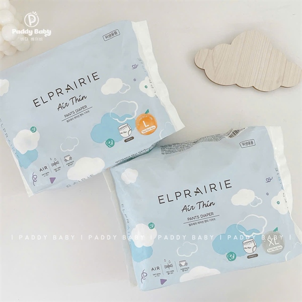 Túi 2 miếng tã dùng ELPRAIRE Hàn Quốc cho bé