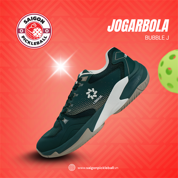 Giày Thể Thao Pickleball Jogarbola Bubble J - Xanh Lá