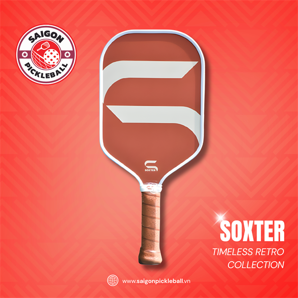 Vợt Pickleball Soxter Classic 16mm – Timeless Retro Collection