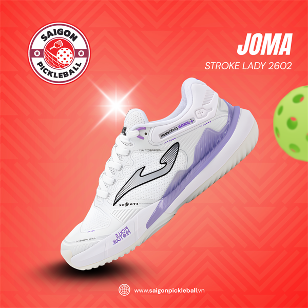 Giày Pickleball JOMA STROKE LADY 2602 WHITE
