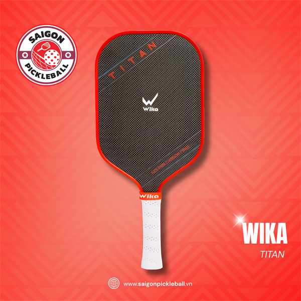 Vợt Pickleball Wika Titan - Màu Đỏ