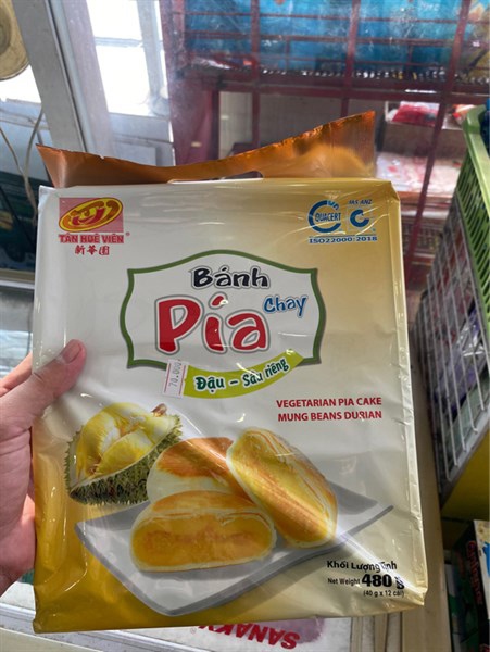 Bánh Pía đậu sầu riêng chay