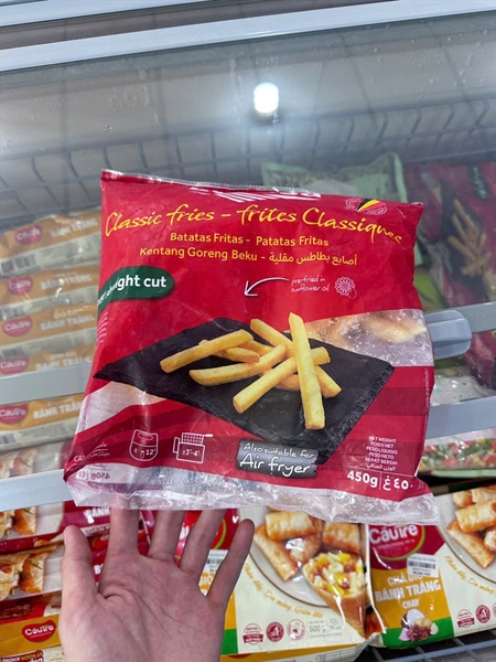 Khoai tây đông lạnh sợi lớn potato chips 450g*20-Lutosa