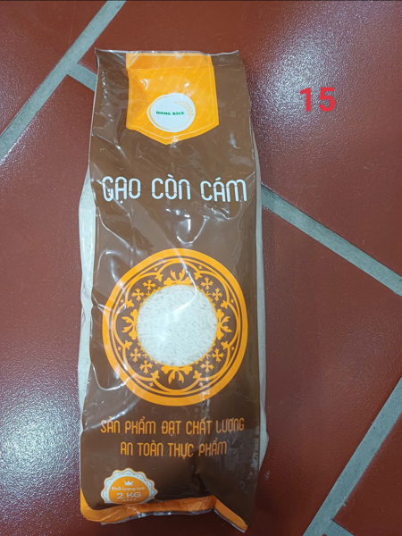 Gạo còn cám túi 2kg