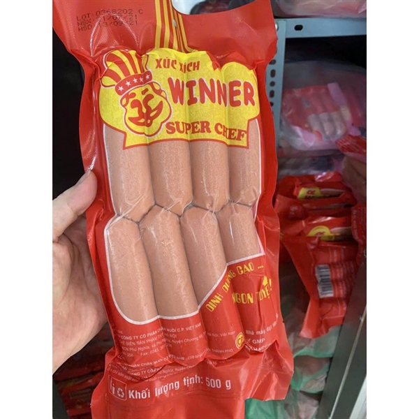 Xúc Xích Winner 500gr (8pcs/bag) - Winer 8C
