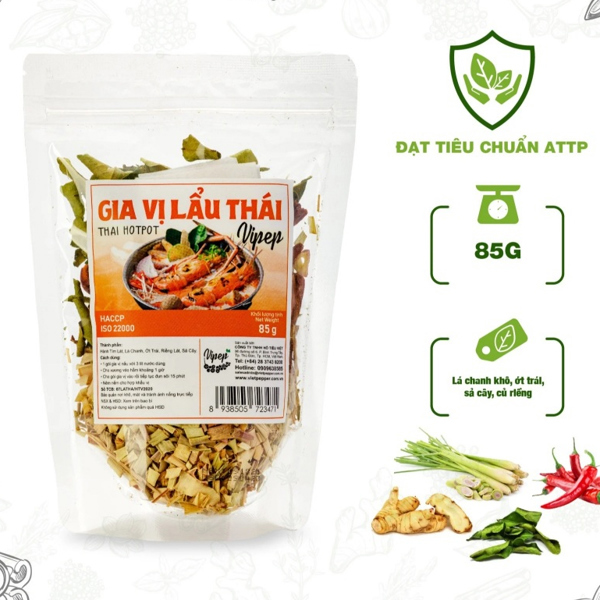 Gia vị lẩu thái 85g Vipep