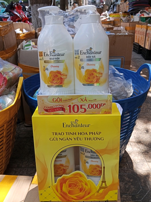Cặp gọi xả Enchanteur vàng 600g