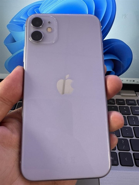 11 128g Qn/a tím máy đẹp 99% pin 89%