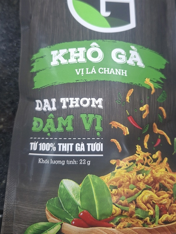 Khô gà lá chanh