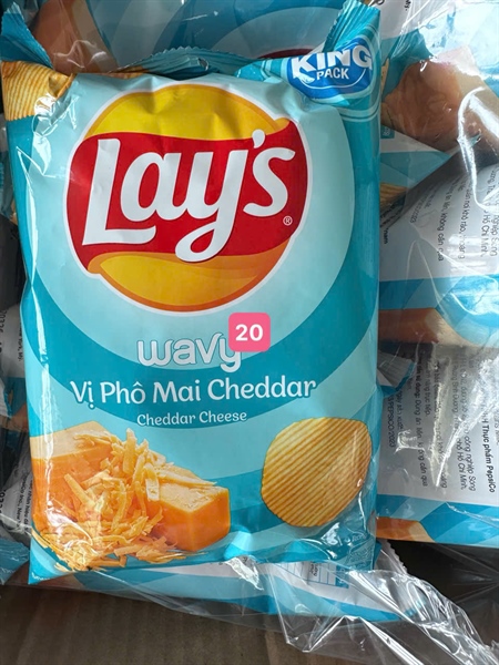 Lay's Snack vị phô mai cheddar 53g