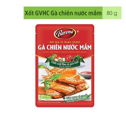 Gia vị gà chiên nước mắm Barona