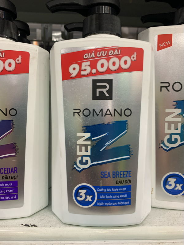 Dầu gội Romano Gen Z Sea Breeze 420g