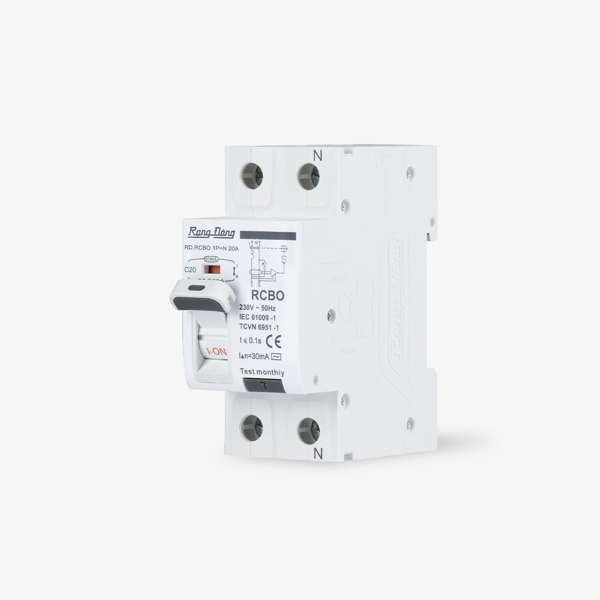 Aptomat chống giật RD.RCBO 1P+N 20A