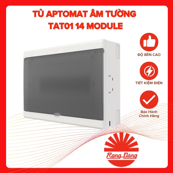 Tủ Aptomat âm tường TAT01 14 module