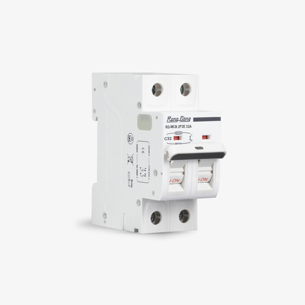 Aptomat ngắn mạch 2 cực RD.MCB 2P2E 32A