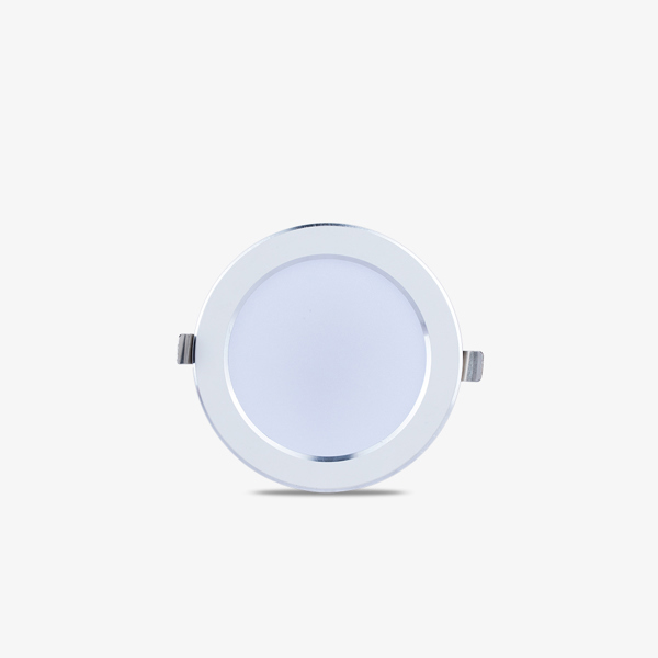 Đèn LED âm trần Downlight đổi màu AT10 90/8W viền bạc