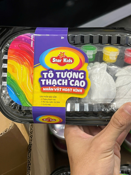 KK-004 Bộ đồ chơi tô tượng thạch cao nhân vật hoạt hình.