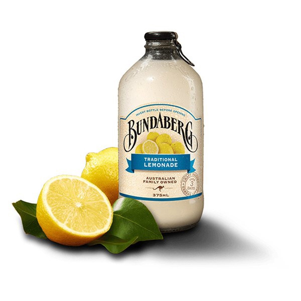 Bia Bundaberg 375ml chanh.