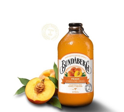 Bia Bundaberg 375ml Đào.