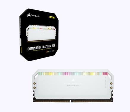 Ram PC DDR4 Corsair Dominator Platinum RGB 8GB (1x8GB) 3200Mhz (CMT16GX4M2C3200C16W) (N)